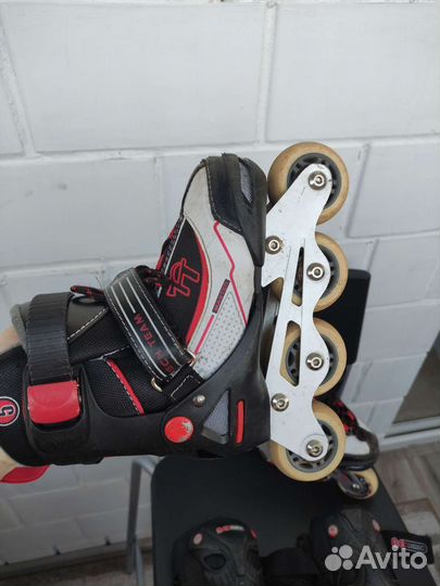 Роликовые коньки 27-30 и наколенники