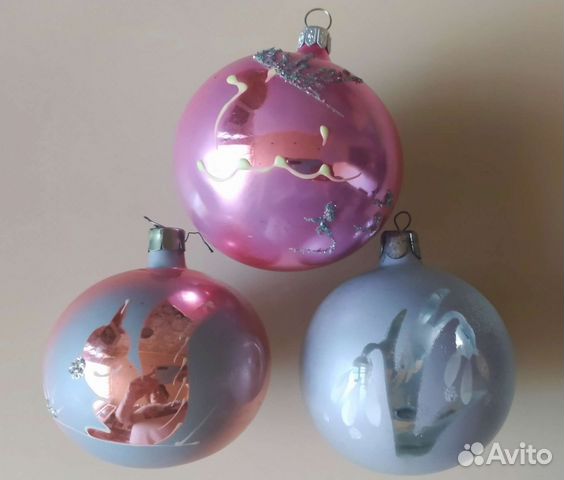 Елочные новогодние шары СССР. Завидово