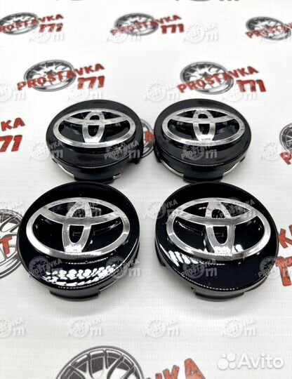 4 шт Toyota 62/60мм (Black)