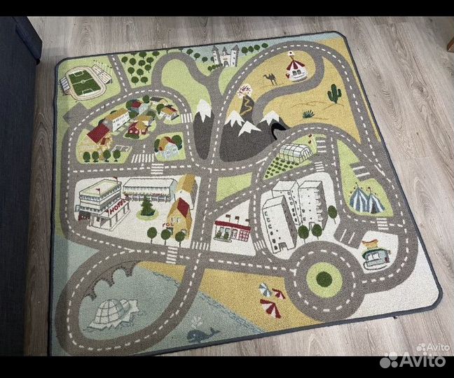 Детский ковер Икеа Лекплатс