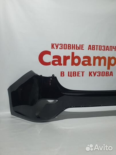 Задний бампер kia rio 4 цвет черный MZH