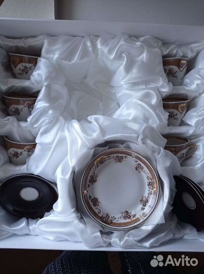 Кофейный сервиз, рижский форфор