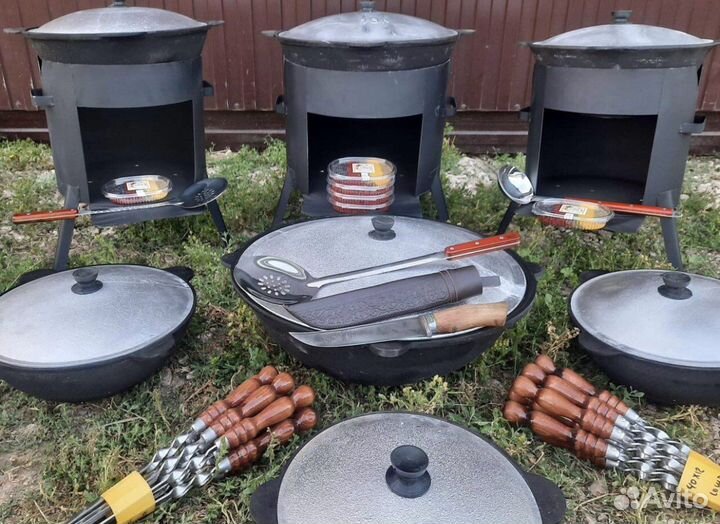 Казаны чyгунные из Узбeкистана