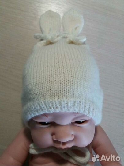 Шапка-зайка для Baby Born Новая