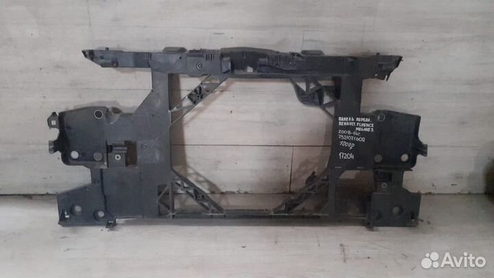 Панель передняя передний Renault Fluence С 2009 По