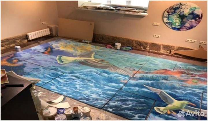 Художник, роспись стен