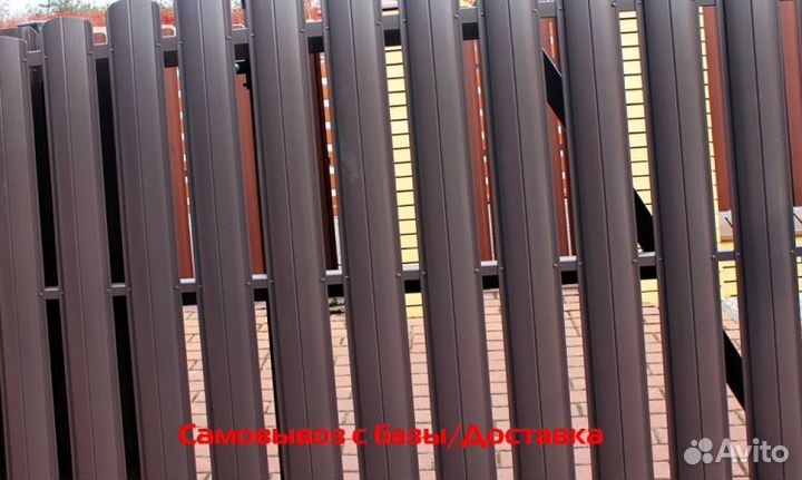 Штакетник металлический