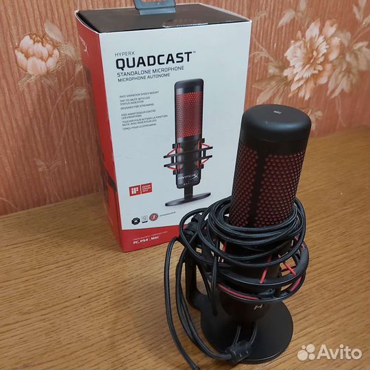 Микрофон hyperx quadcast