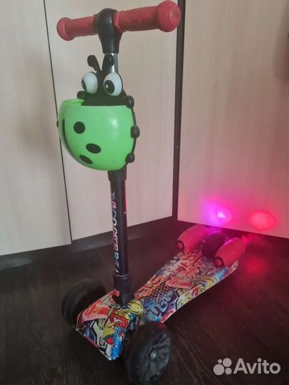 Самокат детский трехколесный бу