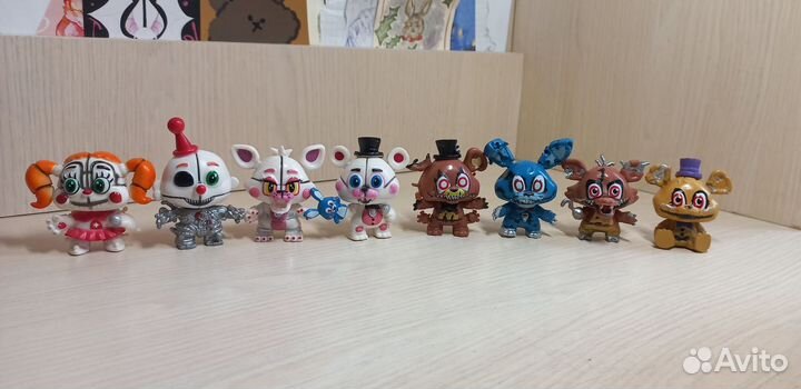 Набор фигурок аниматроников fnaf