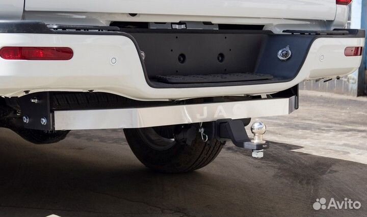 Фаркоп тсу JAC T6 Джас с надписью оцинкованный