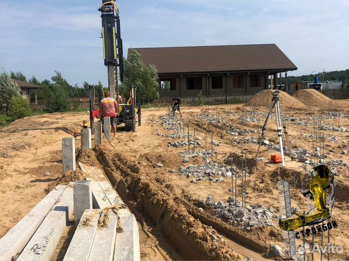 Сваи забивные железобетонные