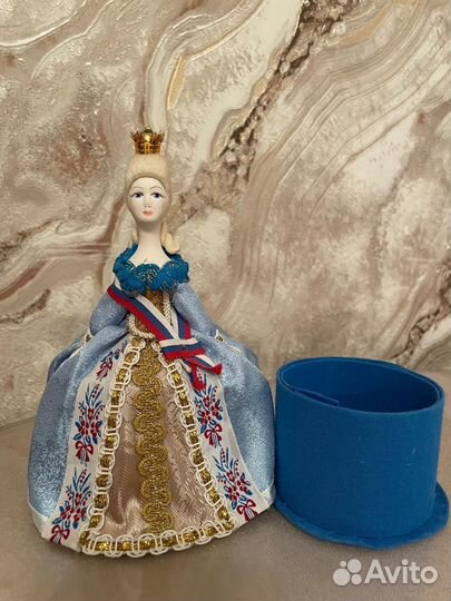Кукла шкатулка Екатерина