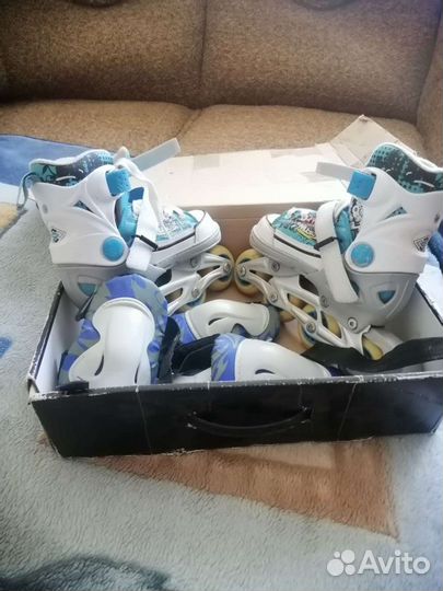 Роликовые коньки детские раздвижные