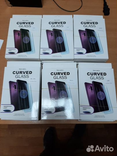 3D защитное стекло UV(уф) гель Samsung