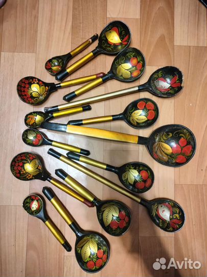 Набор ложек хохломс