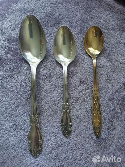 Советские наборы столовых приборов (ложки мнц)