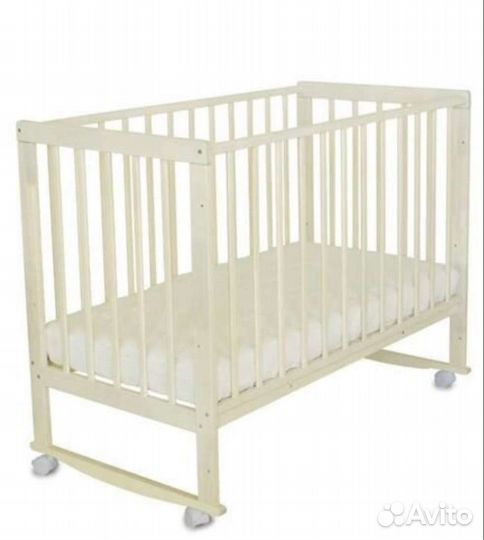 Детская кроватка Babytone + матрас пост.белье