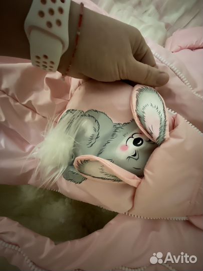 Зимний комбинезон для девочки 68 р