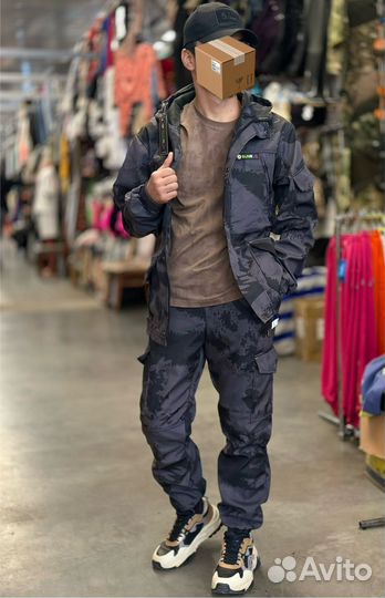 Камуфляжный костюм на флисе