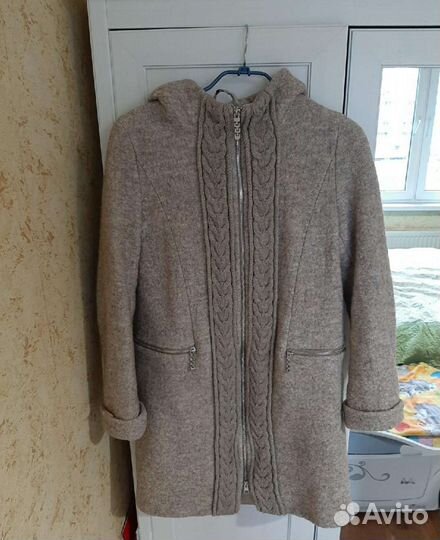 Пальто женское шерстяное (Снежная Королева)