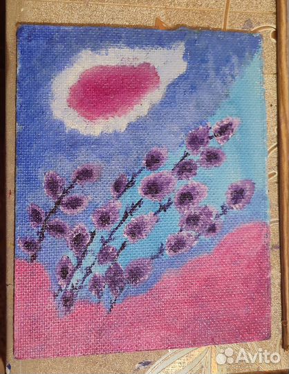 Картина акрилом 