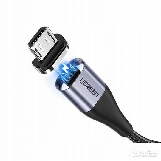 Кабель магнитный Ugreen Micro USB - USB (1м,Новый)
