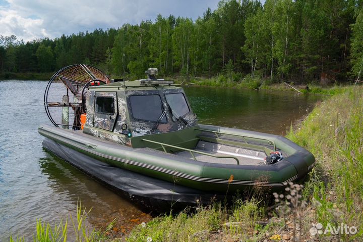 Аэролодка Север Охотник 650К2 с пробегом