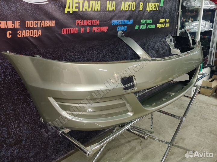 Бампер передний Renault Logan (08-14) цвет бежевый