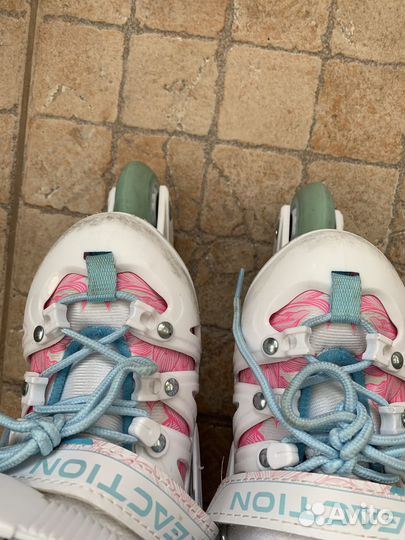Роликовые коньки для девочки растущие 32-35