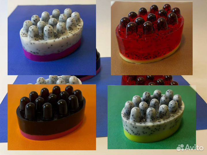 Массажное мыло-скраб