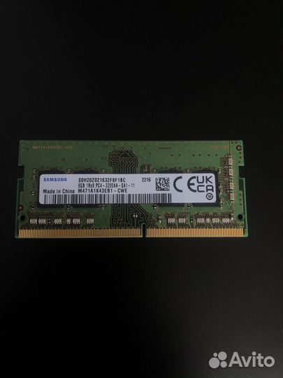 Оперативная память samsung ddr4 8gb