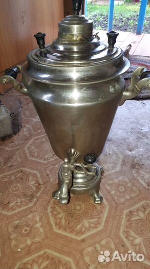 Самовар угольный на дровах старинный СССР Тула