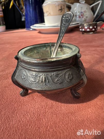 Солонка СССР с ложкой