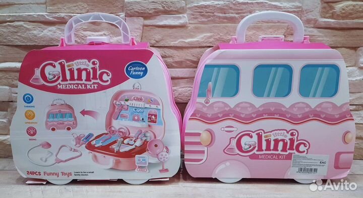 Набор доктора в чемодане на колесах (24 предмета)
