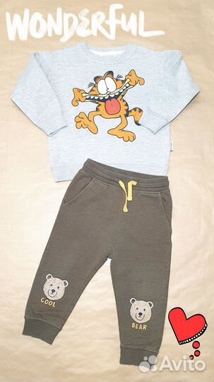 Рост 92-98 Комплект фирменной одежды для мальчика