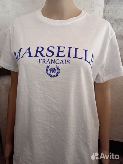 Футболка женская новая с принтом 44-46 размер