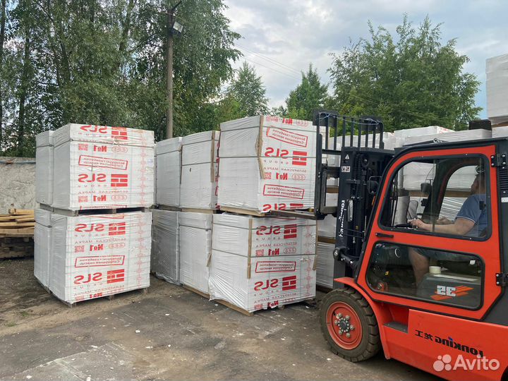 Блок перегородочный 625х100х250. Газоблок