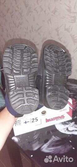 Сапожки синие kuoma 25р