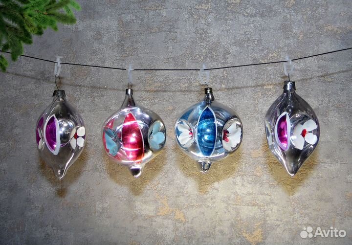 Елочные игрушки Глинка (каустик) времён СССР