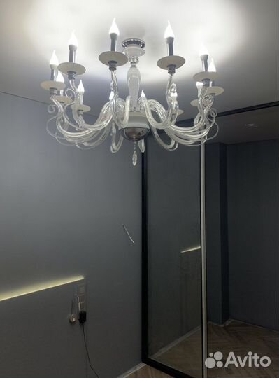 Люстра подвесная потолочная большая
