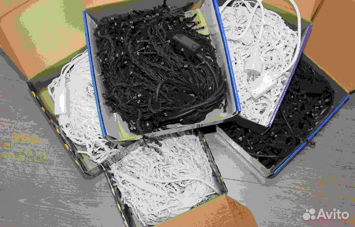 Гирлянда уличная 25м