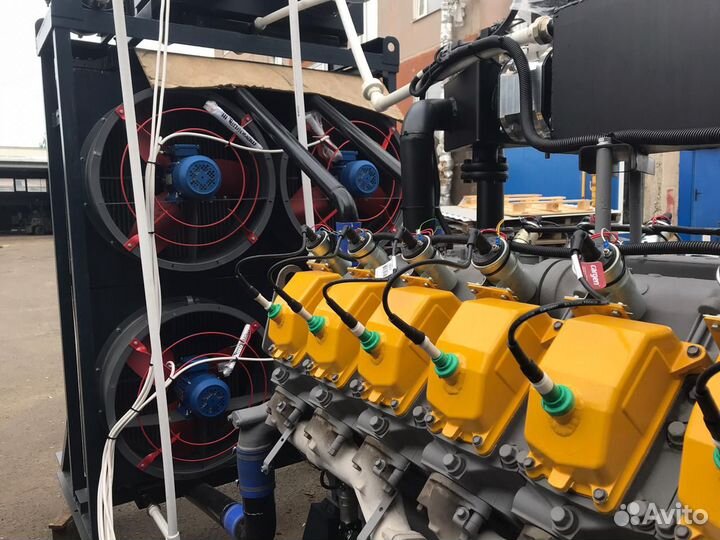 Газовый генератор 3000 кВт (3 мвт) гпу-3000