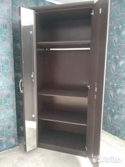 Шкаф распашной с зеркалом бу венге