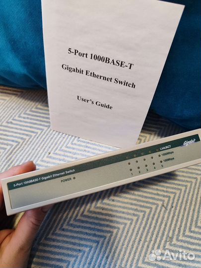 Коммутатор свитч 5-port 1000base-T Gigabit