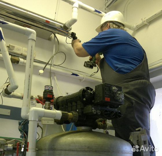 Монтаж систем фильтрации воды