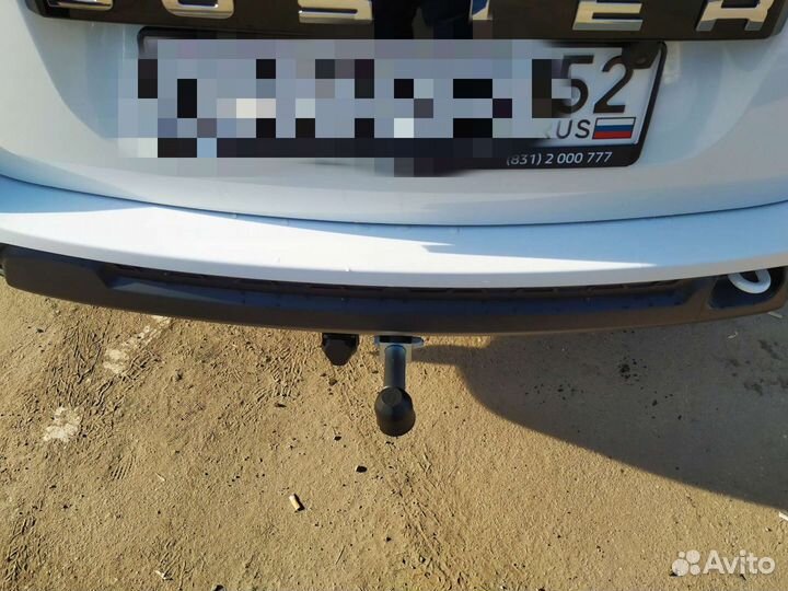 Фаркоп на Renault Duster с оцинкованным шаром