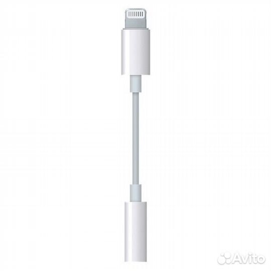 Оригинальный адаптер lighting на 3,5 mm