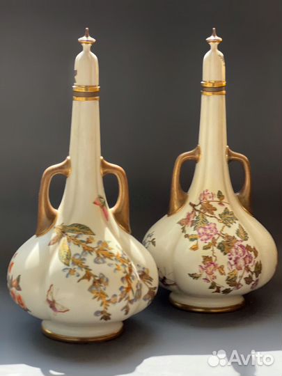 Ваза (пара) Royal Worcester Англия