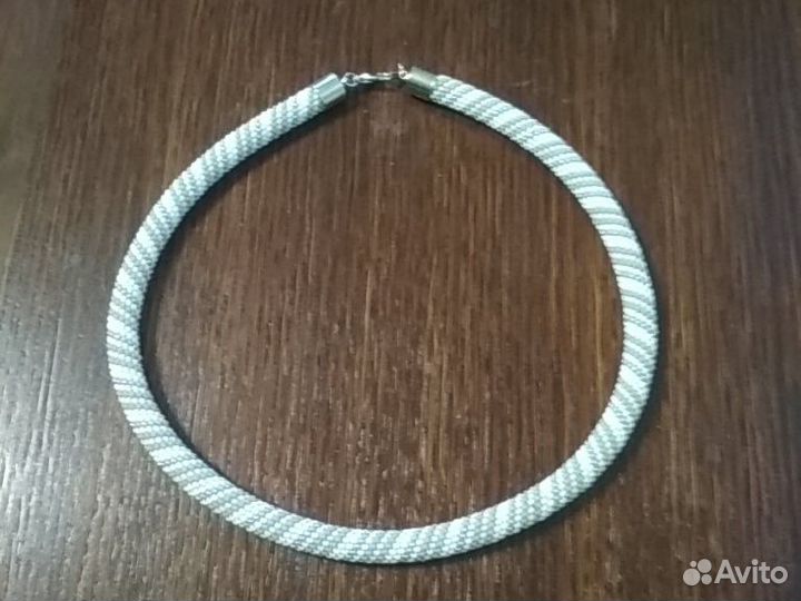 Жгут колье бисерный